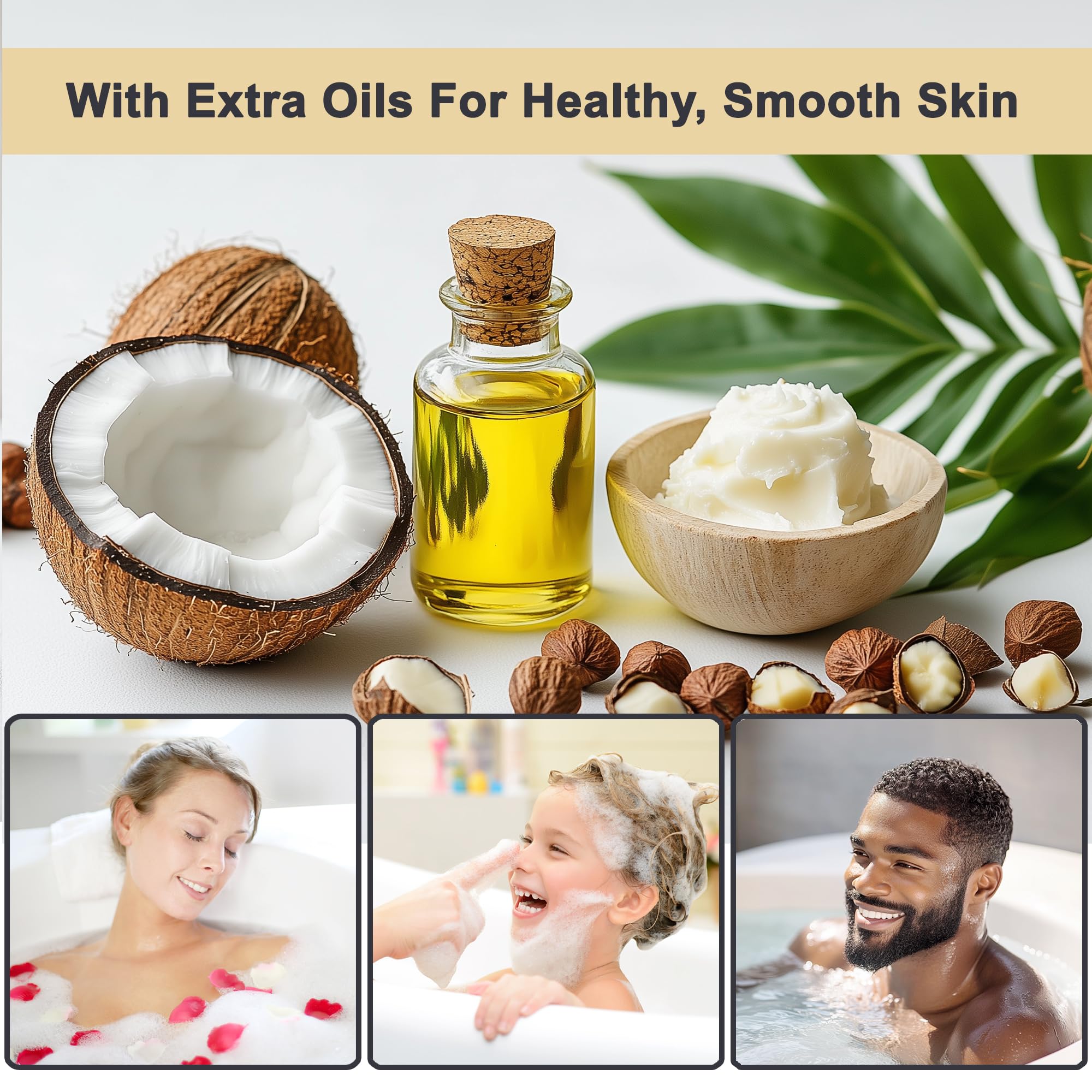 Flower Bath Bombs Gift Set - 12 Large Natural Bathbombs for Women with Scented Essential Oils and Moisturizing Shea Butter + Organic Coconut Oil for Fizzy Bubbles