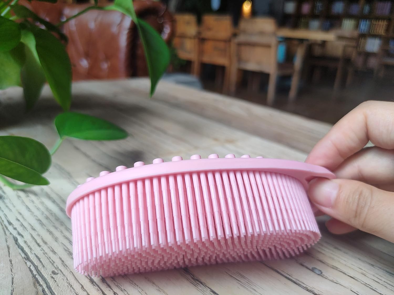 Premium Sensory Brush for Kids or Autism,Soft Silicone Body Scrubber,2 in 1 Sensory Room Occupational Therapy Sensory Brushes,Silicone Loofah,Pets Shower Brush Bath Brush Shampoo Brush(Whale-Teal)