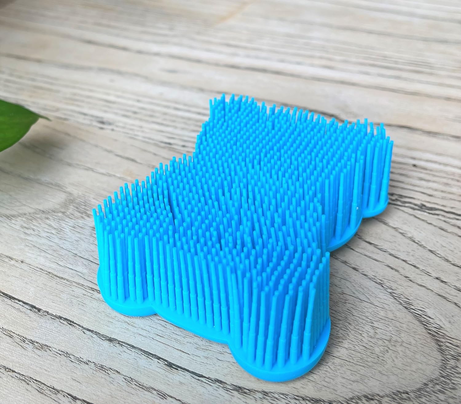 Premium Sensory Brush for Kids or Autism,Soft Silicone Body Scrubber,2 in 1 Sensory Room Occupational Therapy Sensory Brushes,Silicone Loofah,Pets Shower Brush Bath Brush Shampoo Brush(Whale-Teal)