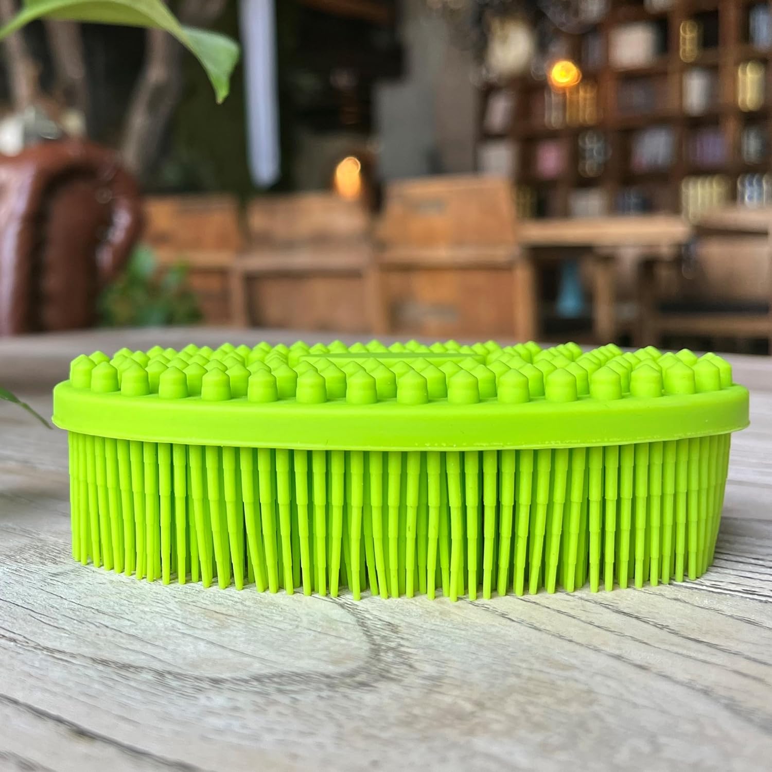 Premium Sensory Brush for Kids or Autism,Soft Silicone Body Scrubber,2 in 1 Sensory Room Occupational Therapy Sensory Brushes,Silicone Loofah,Pets Shower Brush Bath Brush Shampoo Brush(Whale-Teal)