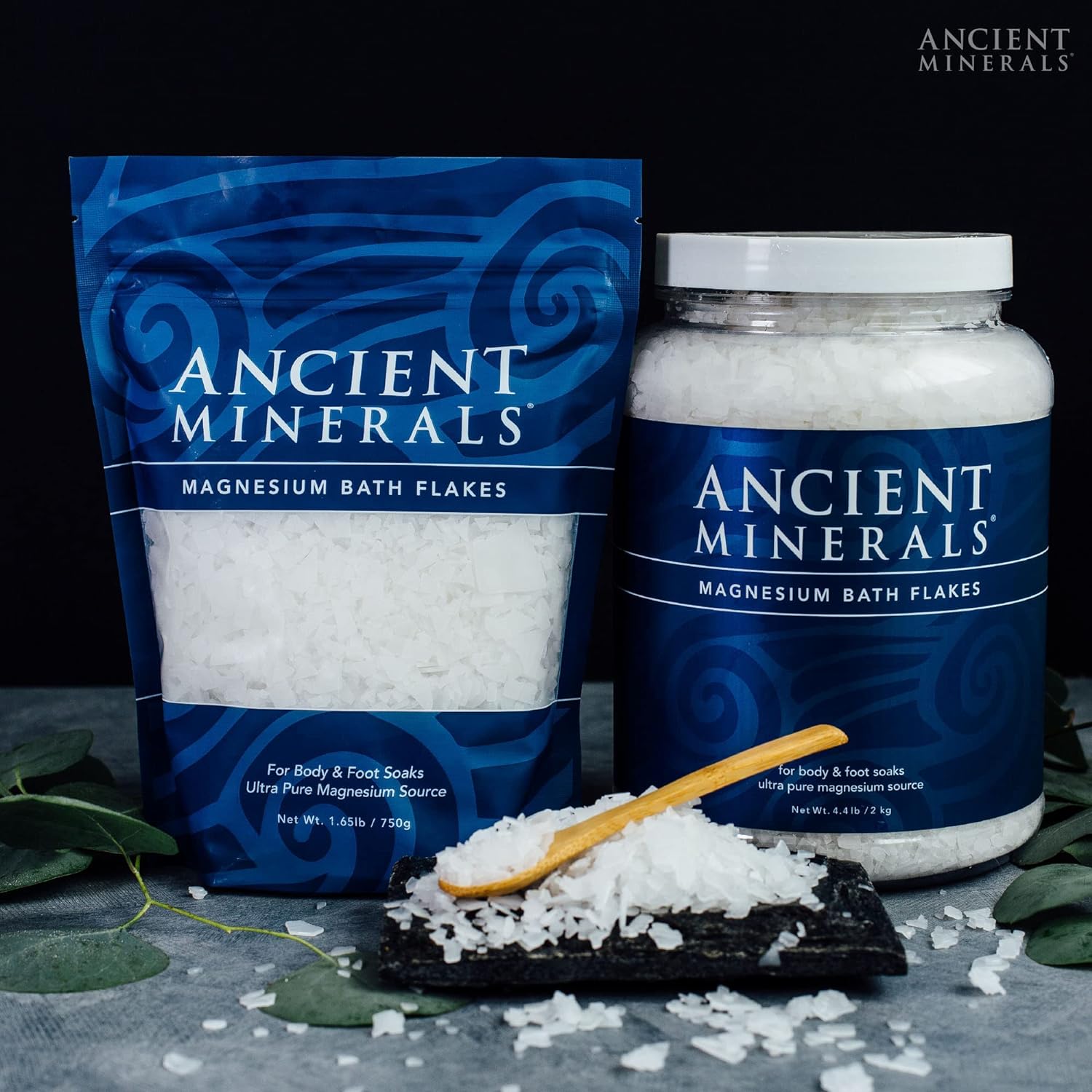 Ancient Minerals Magnesium Bath Flakes Bundle