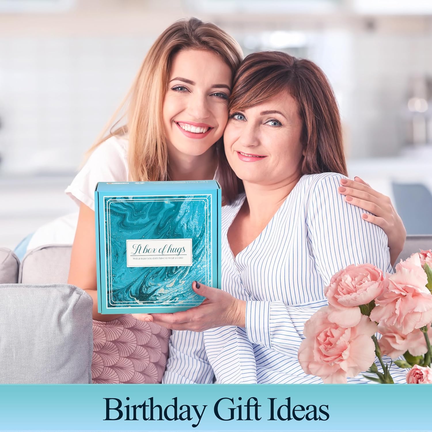 Suntee Get Well Soon Gifts for Women, Self Care Package for Sick Friend After Surgery, Sending Hugs Gifts for Her, Get Better Soon Sympathy Birthday Gift Baskets for Women, Mom, Grandma, Sister, Wife