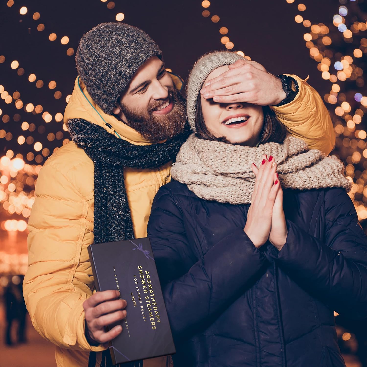 Valitic Aromatherapy Shower Steamers for Stress Relief and Relaxation - Gifts for Women Mom Birthday 8 Natural Essential Fizzies Shower Bombs - 4 Scents - Lavender, Eucalyptus, Citrus, and Peppermint