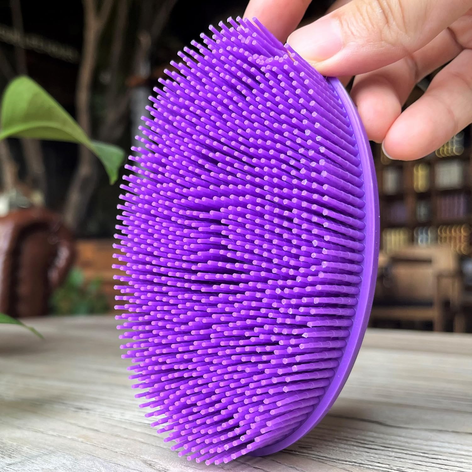 Premium Sensory Brush for Kids or Autism,Soft Silicone Body Scrubber,2 in 1 Sensory Room Occupational Therapy Sensory Brushes,Silicone Loofah,Pets Shower Brush Bath Brush Shampoo Brush(Whale-Teal)