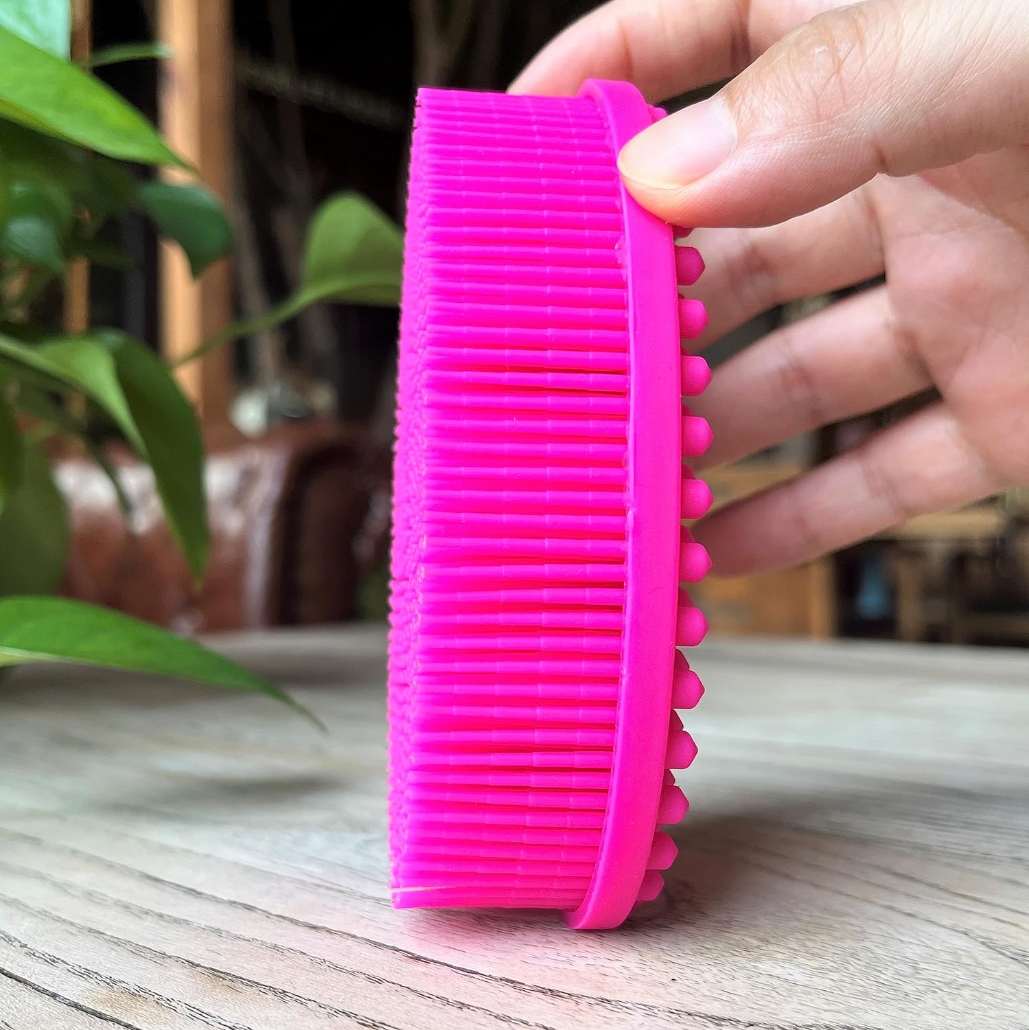 Premium Sensory Brush for Kids or Autism,Soft Silicone Body Scrubber,2 in 1 Sensory Room Occupational Therapy Sensory Brushes,Silicone Loofah,Pets Shower Brush Bath Brush Shampoo Brush(Whale-Teal)