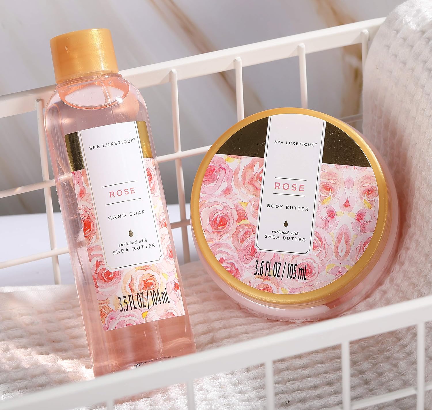 Spa Luxetique Gift Baskets for Women, Spa Gifts for Women - 10pcs Lavender Bath Gifts with Bath Bomb, Body Lotion, Bubble Bath, Relaxing Spa Baskets for Women Gift, Christmas, Birthday Gifts for Women