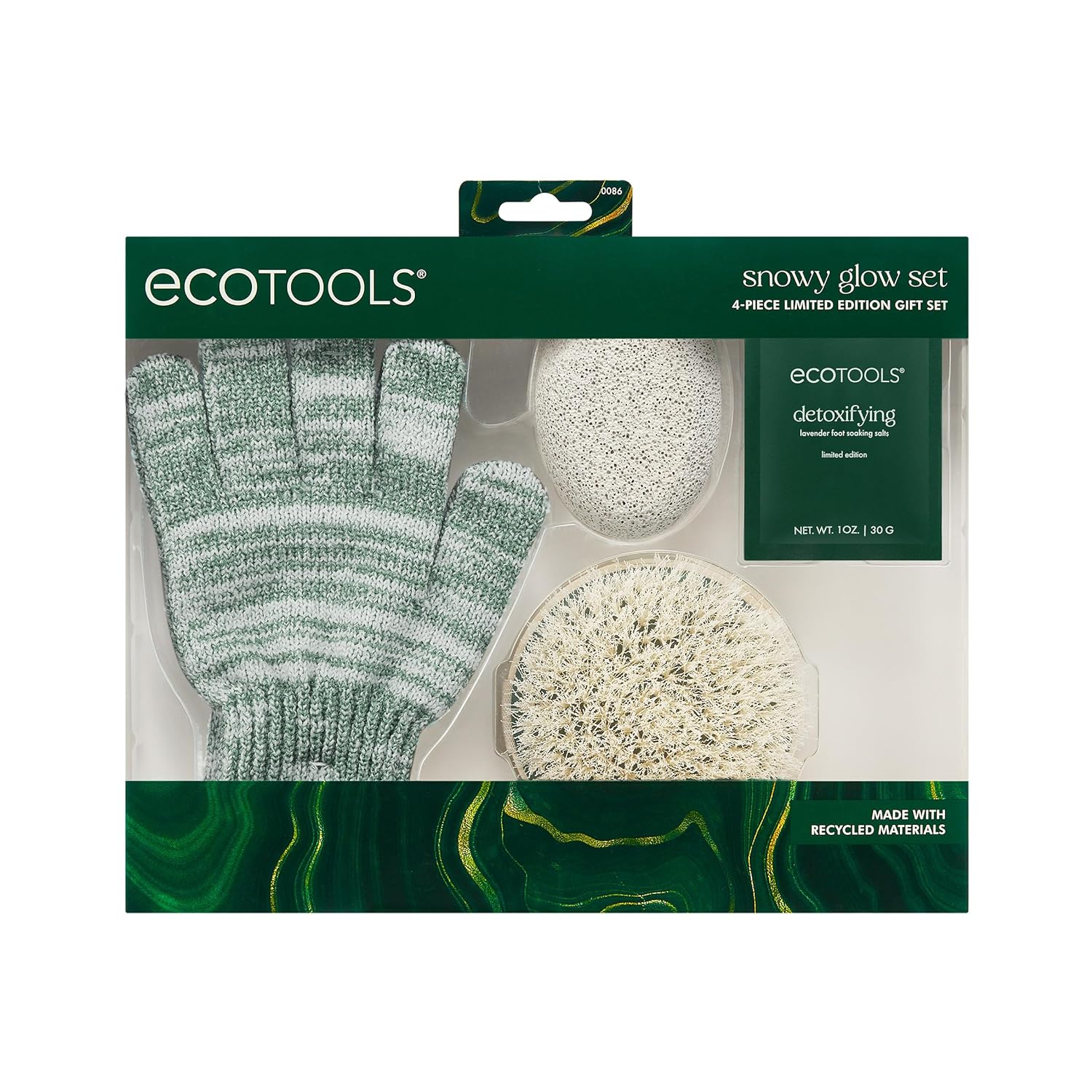 EcoTools Dry Body Brush, for Post Shower & Bath Skincare Routine, Removes Dirt & Promotes Blood Circulation, Helps Reduce Appearance of Cellulite, Eco-Friendly, Vegan & Cruelty-Free, 1 Count