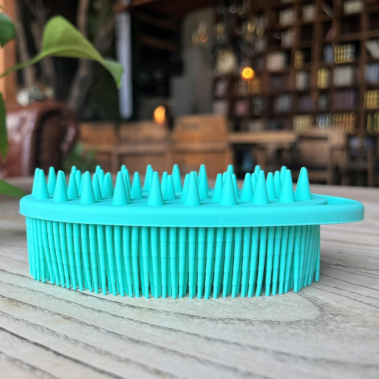 Premium Sensory Brush for Kids or Autism,Soft Silicone Body Scrubber,2 in 1 Sensory Room Occupational Therapy Sensory Brushes,Silicone Loofah,Pets Shower Brush Bath Brush Shampoo Brush(Whale-Teal)