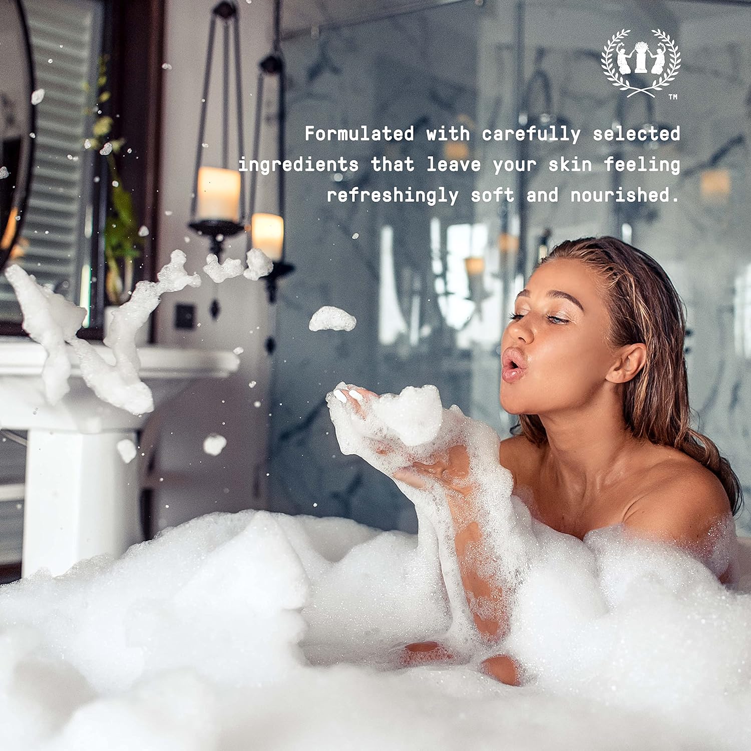 Muse Bath Apothecary Bath Ritual - Aromatic and Nourishing Bubble Bath, Infused with Natural Aromatherapy Essential Oils - 16 oz, Fleur du Lavender, 2 Pack