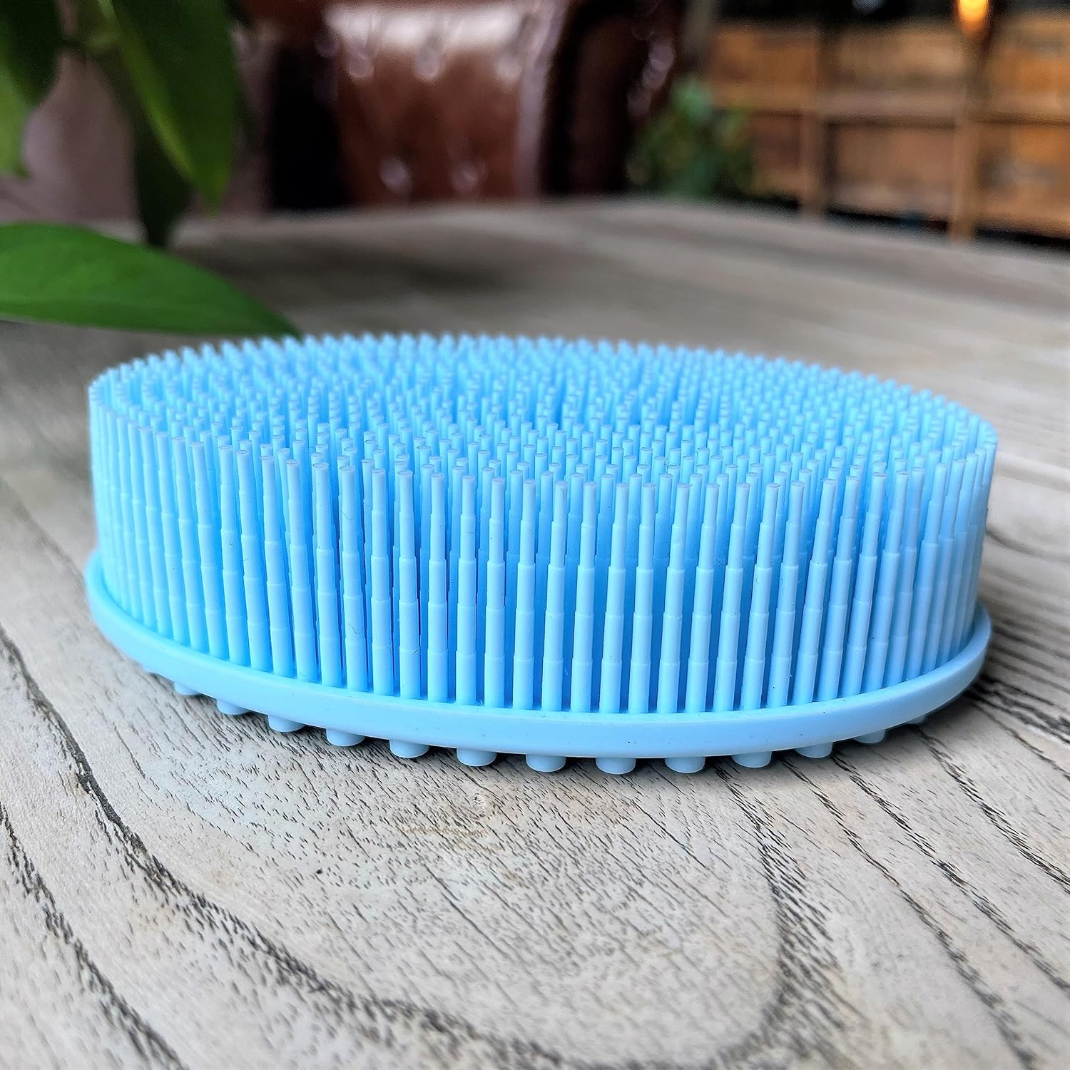 Premium Sensory Brush for Kids or Autism,Soft Silicone Body Scrubber,2 in 1 Sensory Room Occupational Therapy Sensory Brushes,Silicone Loofah,Pets Shower Brush Bath Brush Shampoo Brush(Whale-Teal)