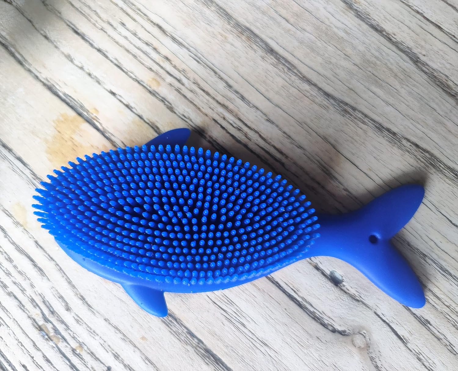 Premium Sensory Brush for Kids or Autism,Soft Silicone Body Scrubber,2 in 1 Sensory Room Occupational Therapy Sensory Brushes,Silicone Loofah,Pets Shower Brush Bath Brush Shampoo Brush(Whale-Teal)