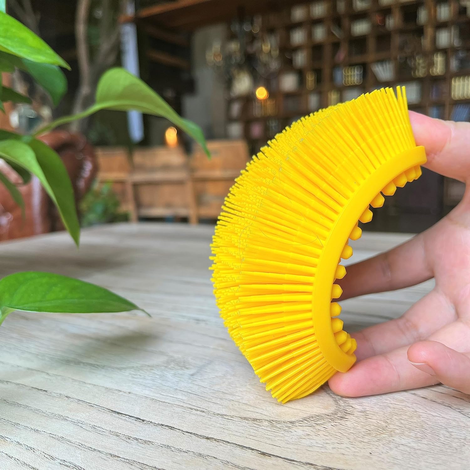 Premium Sensory Brush for Kids or Autism,Soft Silicone Body Scrubber,2 in 1 Sensory Room Occupational Therapy Sensory Brushes,Silicone Loofah,Pets Shower Brush Bath Brush Shampoo Brush(Whale-Teal)