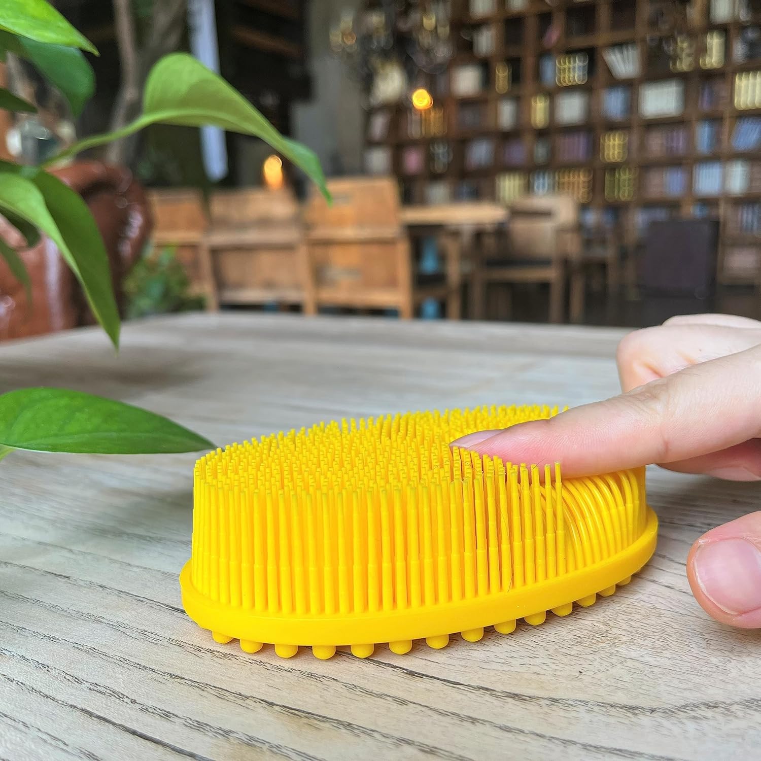 Premium Sensory Brush for Kids or Autism,Soft Silicone Body Scrubber,2 in 1 Sensory Room Occupational Therapy Sensory Brushes,Silicone Loofah,Pets Shower Brush Bath Brush Shampoo Brush(Whale-Teal)