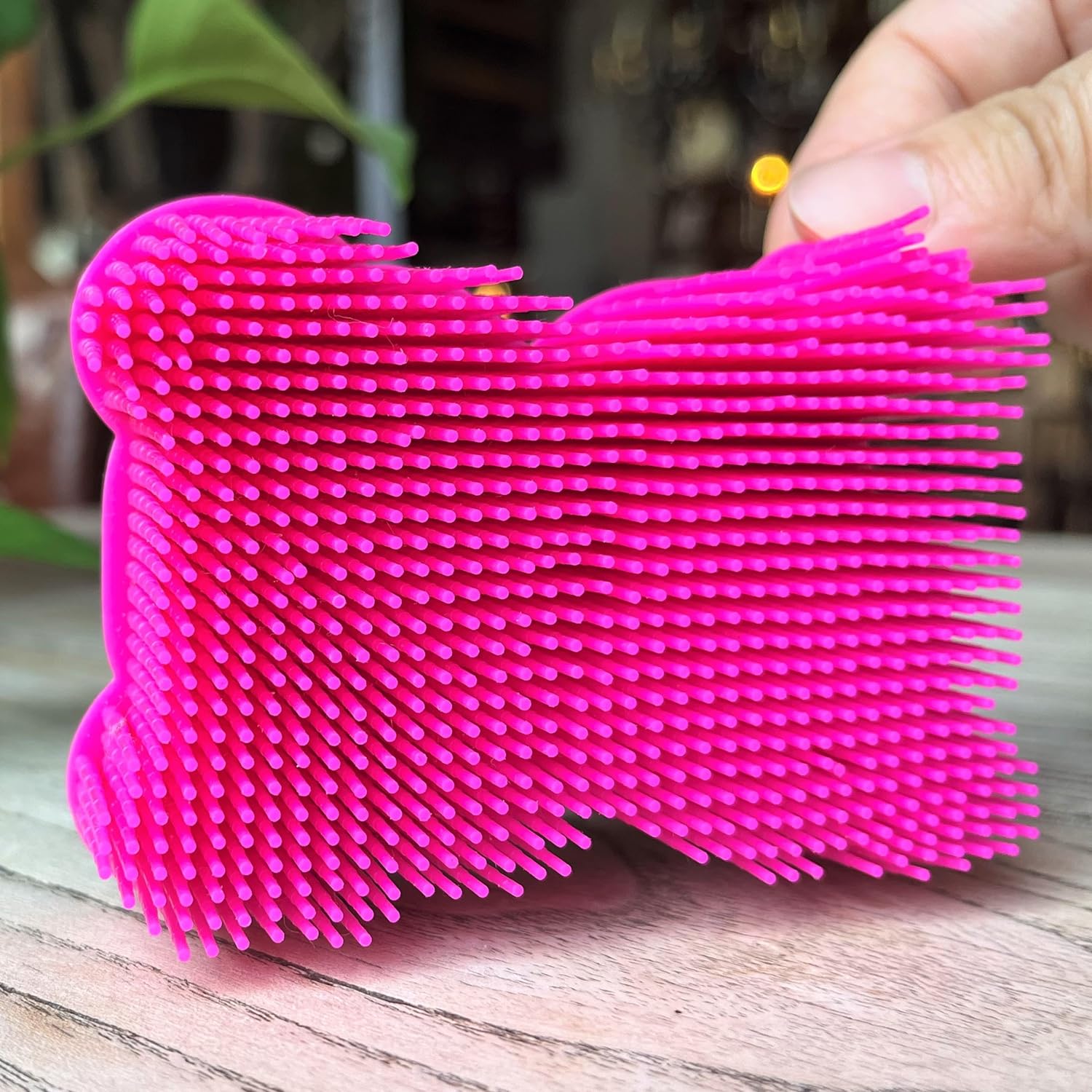 Premium Sensory Brush for Kids or Autism,Soft Silicone Body Scrubber,2 in 1 Sensory Room Occupational Therapy Sensory Brushes,Silicone Loofah,Pets Shower Brush Bath Brush Shampoo Brush(Whale-Teal)