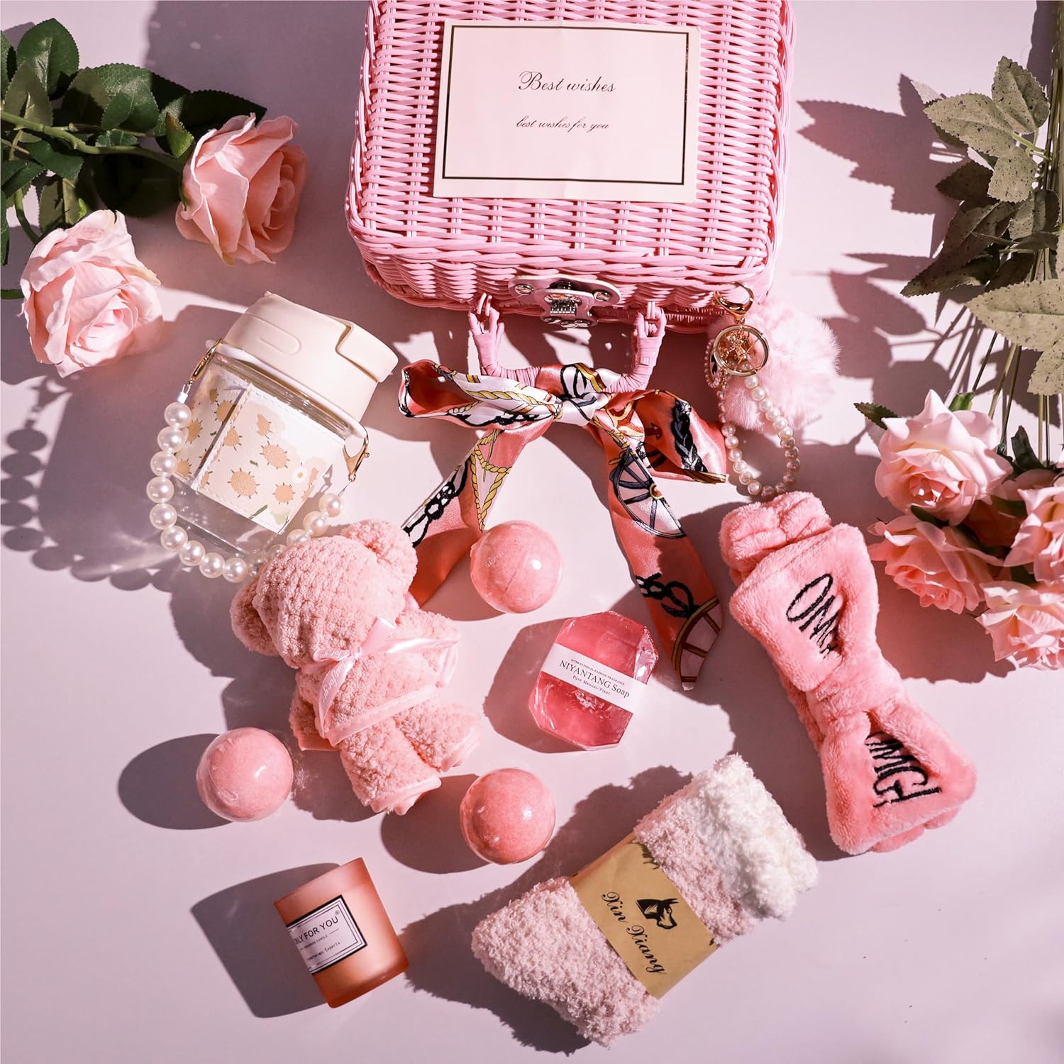 Birthday Gifts for Women,Christmas Gifts Basket for Women Girlfriend Sister Mom Unique Ideas Spa Package Get Well Soon Gifts Friendship Presents for Best Female Friend Wife Christmas Thank You Gifts