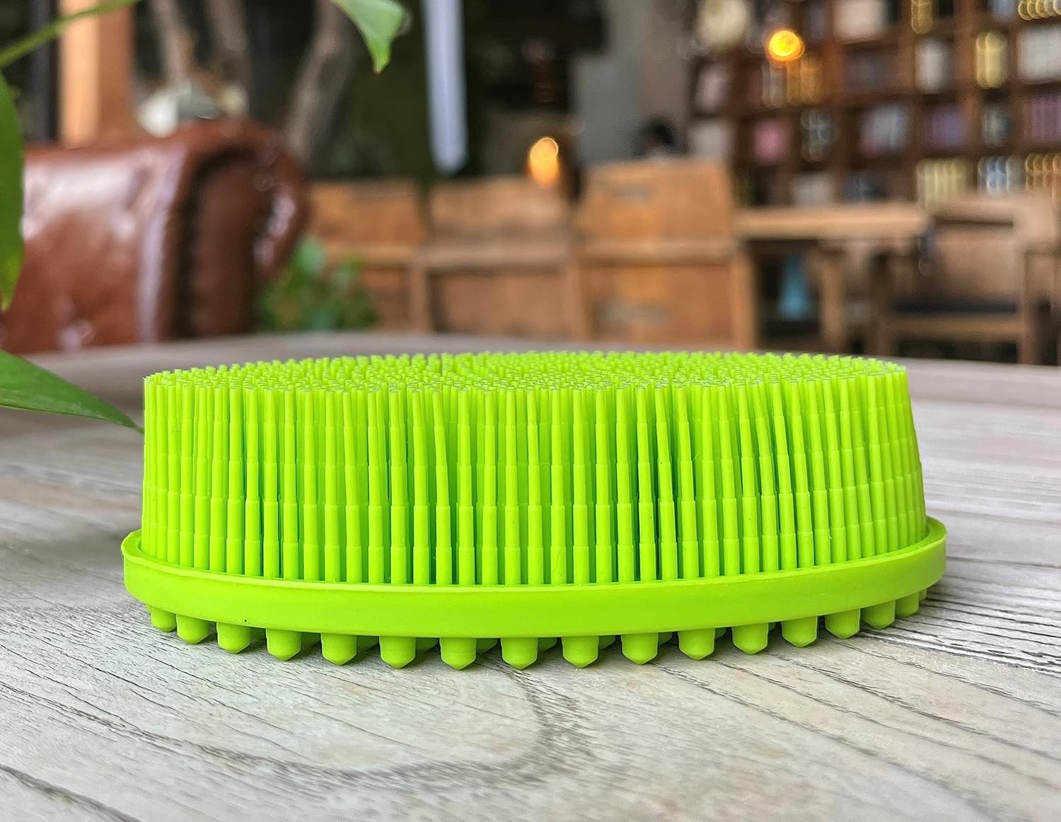 Premium Sensory Brush for Kids or Autism,Soft Silicone Body Scrubber,2 in 1 Sensory Room Occupational Therapy Sensory Brushes,Silicone Loofah,Pets Shower Brush Bath Brush Shampoo Brush(Whale-Teal)