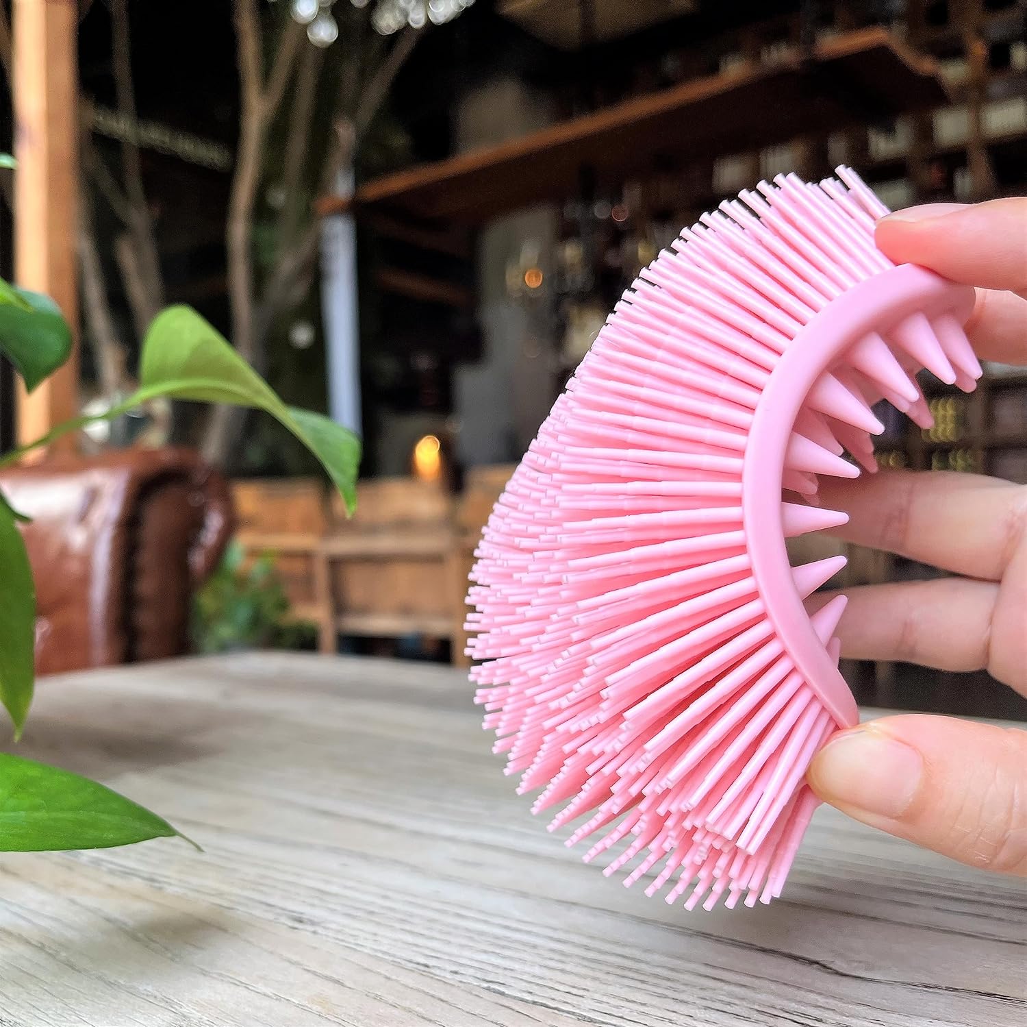 Premium Sensory Brush for Kids or Autism,Soft Silicone Body Scrubber,2 in 1 Sensory Room Occupational Therapy Sensory Brushes,Silicone Loofah,Pets Shower Brush Bath Brush Shampoo Brush(Whale-Teal)