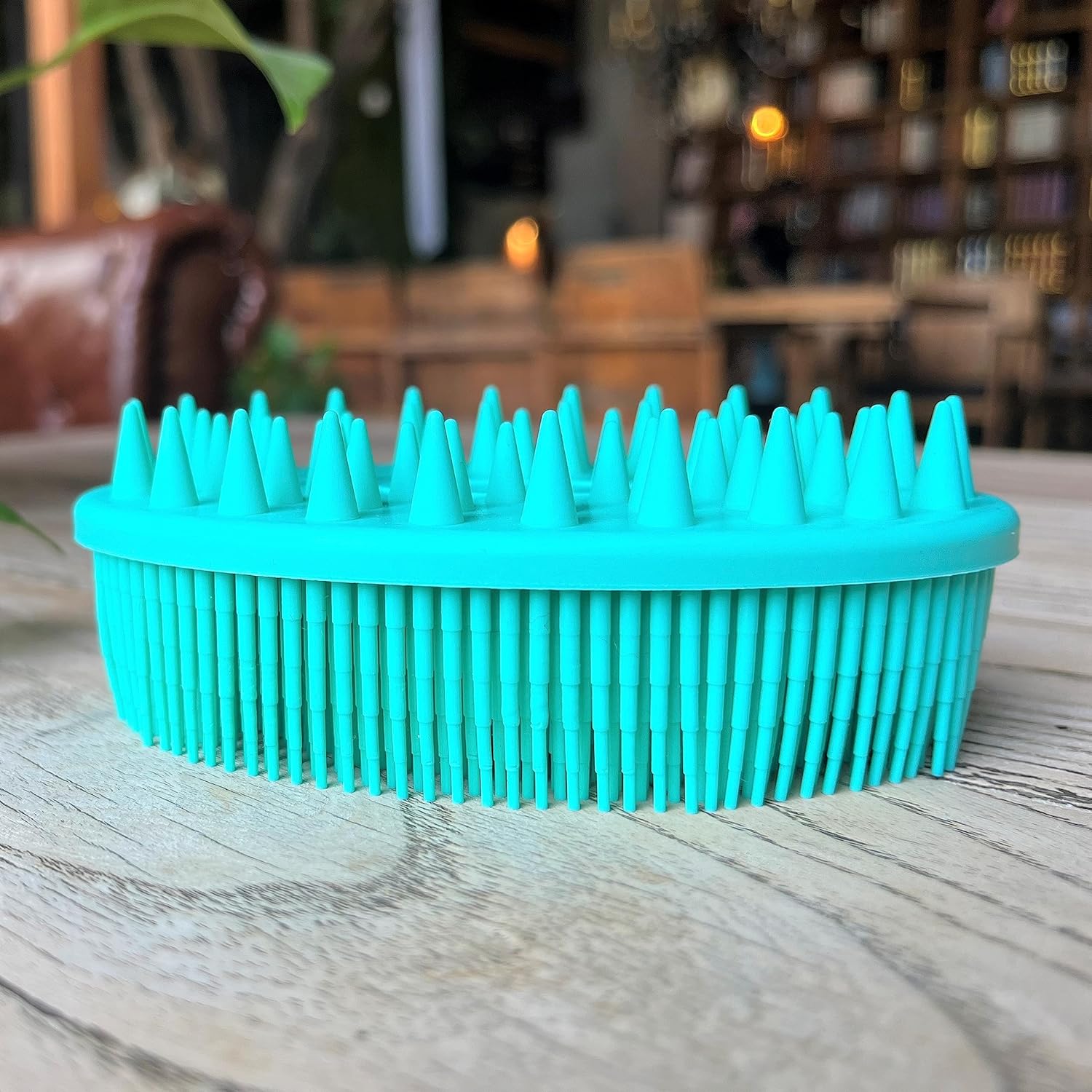 Premium Sensory Brush for Kids or Autism,Soft Silicone Body Scrubber,2 in 1 Sensory Room Occupational Therapy Sensory Brushes,Silicone Loofah,Pets Shower Brush Bath Brush Shampoo Brush(Whale-Teal)