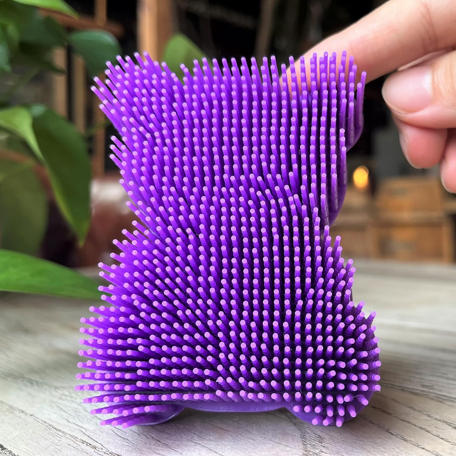 Premium Sensory Brush for Kids or Autism,Soft Silicone Body Scrubber,2 in 1 Sensory Room Occupational Therapy Sensory Brushes,Silicone Loofah,Pets Shower Brush Bath Brush Shampoo Brush(Whale-Teal)