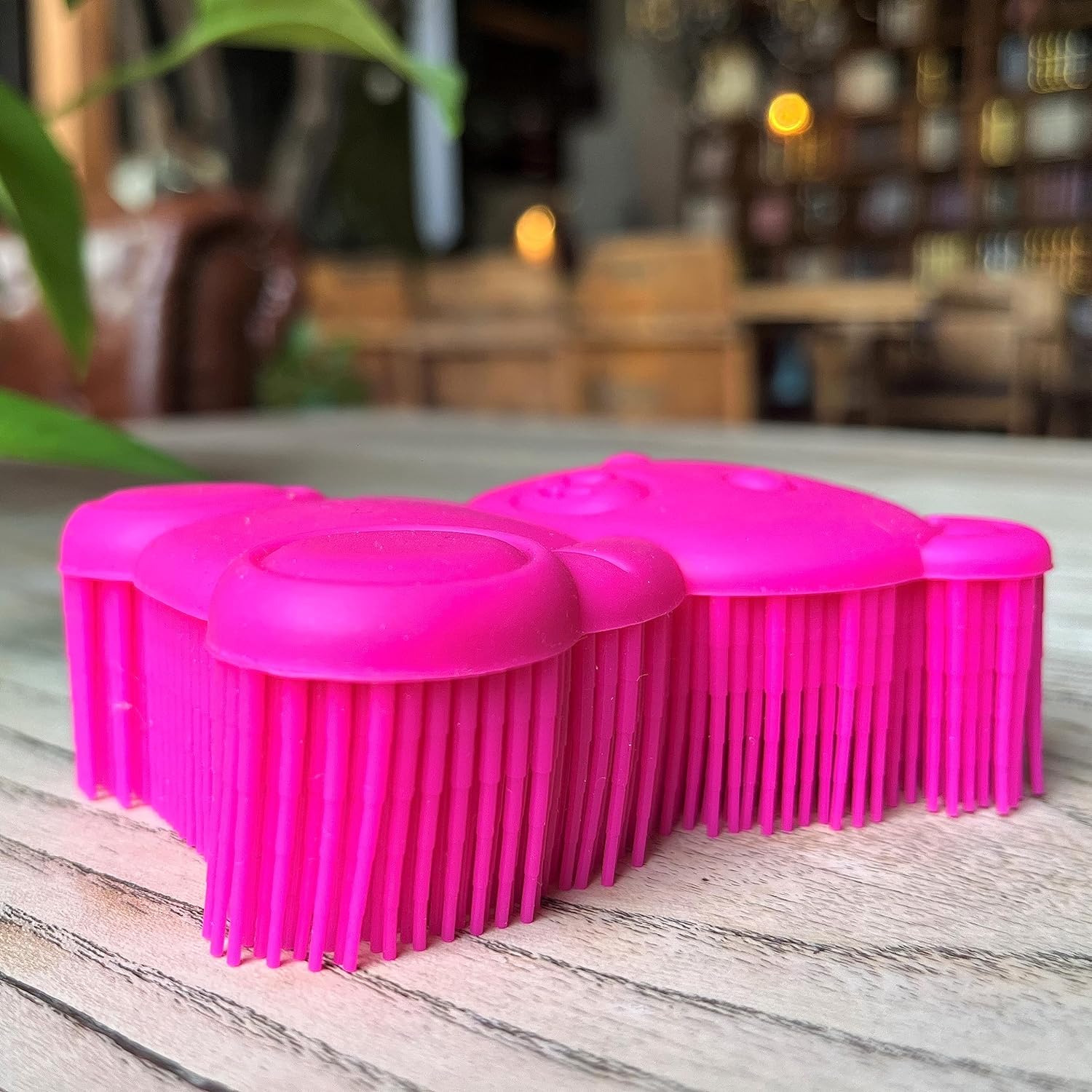 Premium Sensory Brush for Kids or Autism,Soft Silicone Body Scrubber,2 in 1 Sensory Room Occupational Therapy Sensory Brushes,Silicone Loofah,Pets Shower Brush Bath Brush Shampoo Brush(Whale-Teal)