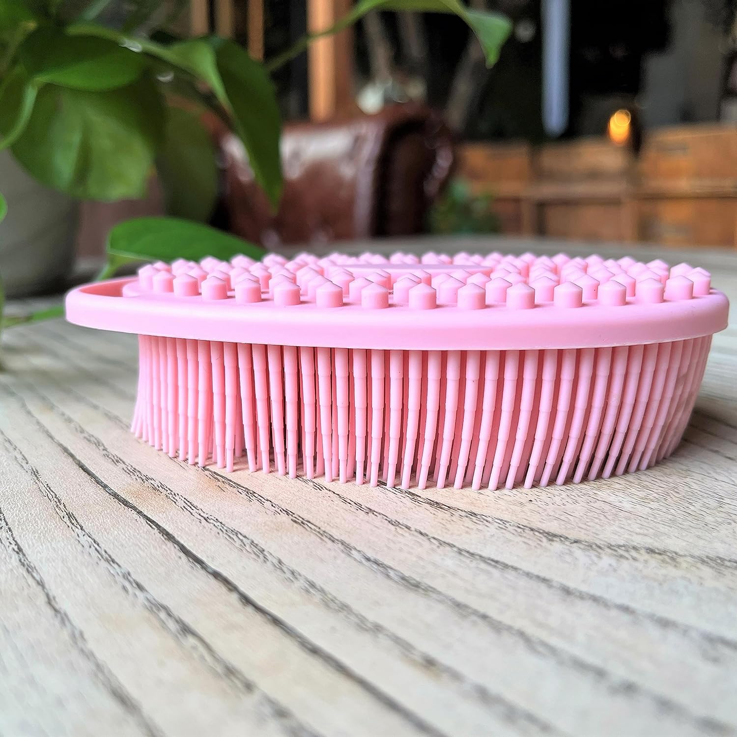 Premium Sensory Brush for Kids or Autism,Soft Silicone Body Scrubber,2 in 1 Sensory Room Occupational Therapy Sensory Brushes,Silicone Loofah,Pets Shower Brush Bath Brush Shampoo Brush(Whale-Teal)