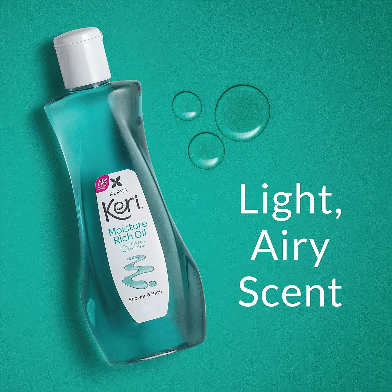 Keri Moisturizing Shower and Bath Oil, 16 Fl Oz